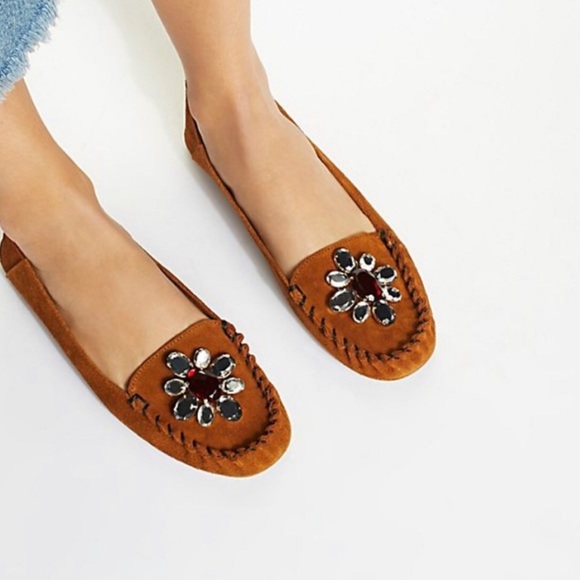 Free People Shoes - Free people jewel tones moccasin sz 39